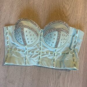 Bedazzled Corset Top